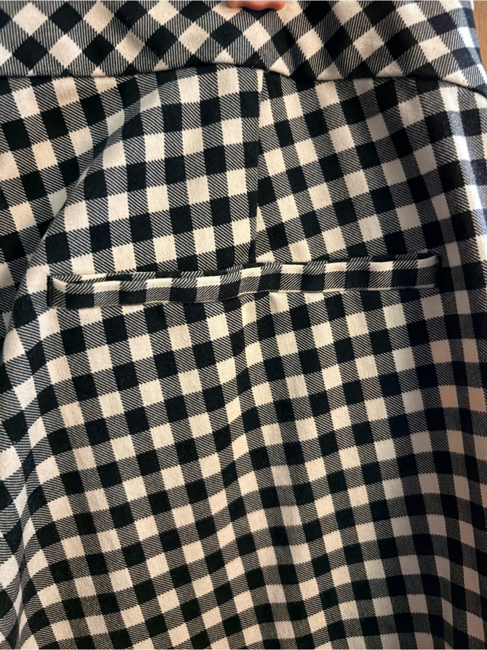 Checkered Black and White Pants - Size EU 42 / US 12 - Picture 6 of 8
